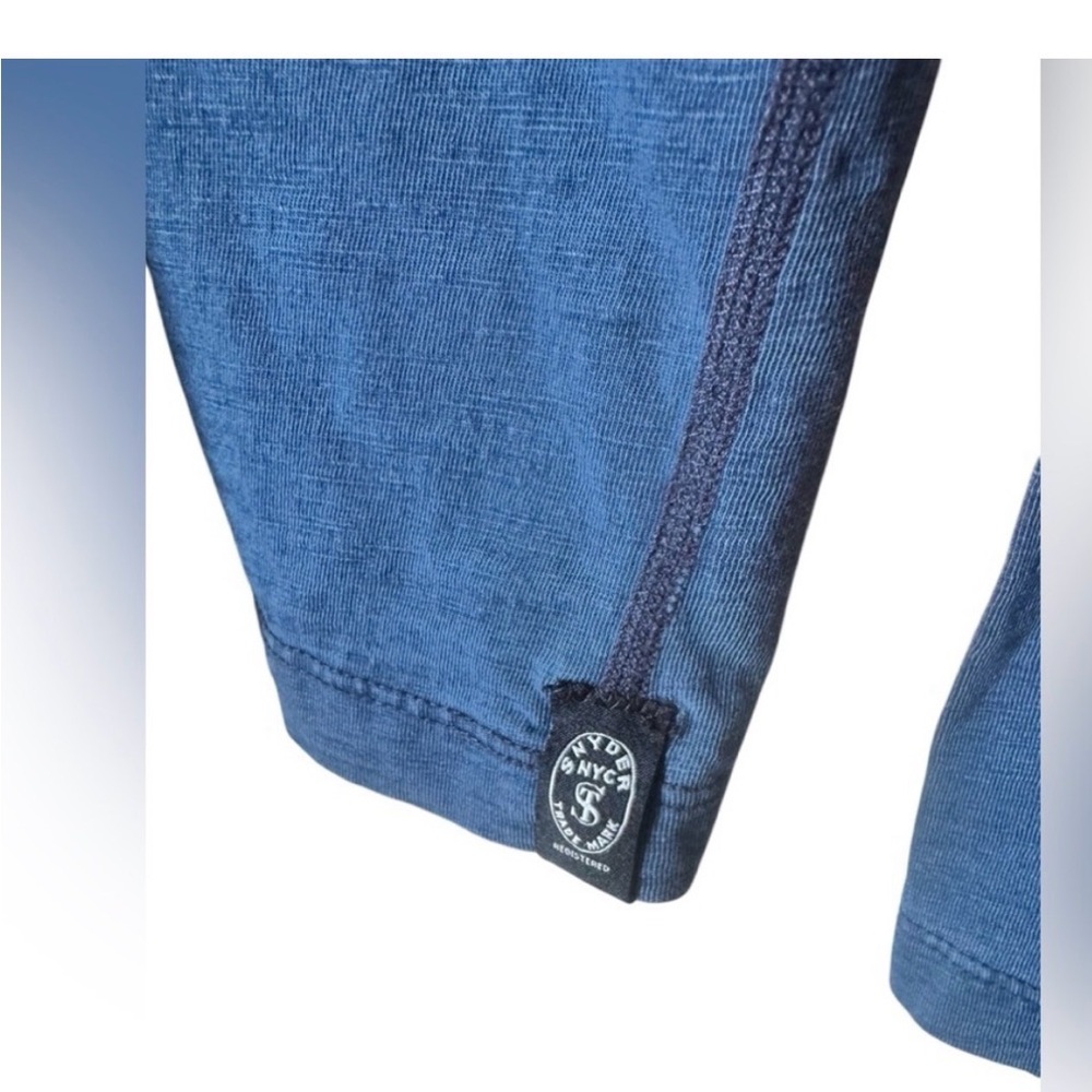 Todd Snyder Navy Casual Top Henley - Picture 4 of 6